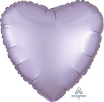 Anagram Mylar & Foil Satin Luxe Pastel Lilac Heart 18″ Balloon