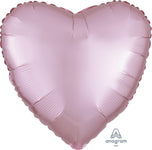 Anagram Mylar & Foil Satin Luxe Pastel Pink Heart 18″ Balloon