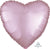 Anagram Mylar & Foil Satin Luxe Pastel Pink Heart 18″ Balloon