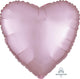 Satin Luxe Pastel Pink Heart 18″ Balloon