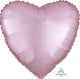 Satin Luxe Pastel Pink Heart 18″ Balloon