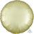 Globo Satin Luxe Pastel Yellow Circle 18″