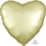 Anagram Mylar & Foil Satin Luxe Pastel Yellow Heart 18″ Balloon