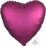 Anagram Mylar & Foil Satin Luxe Pomegranate Heart 18″ Balloon