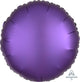 Globo Satin Luxe™ Purple Royale Circle de 18″
