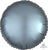 Anagram Mylar & Foil Satin Luxe™ Steel Blue Circle 18″ Balloon