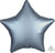Anagram Mylar & Foil Satin Luxe Steel Blue Star 18″ Balloon