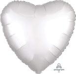 Satin Luxe White Satin Heart 18″ Balloon