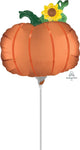 Anagram Mylar & Foil Satin Pumpkin 9″ Mini Shape Balloon