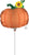 Anagram Mylar & Foil Satin Pumpkin 9″ Mini Shape Balloon