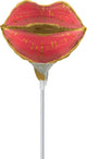 Satin Sangria Lips 14″ Balloon (requires heat-sealing)