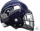 Casco de los Seattle Seahawks Globo de lámina de Mylar de 21"