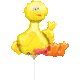 Sesame Street Big Bird 14" Balloon (requires heat-sealing)