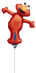 Anagram Mylar & Foil Sesame Street Elmo 14" Balloon (requires heat-sealing)