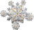 Anagram Mylar & Foil Shining Snowflake Cluster 32″ Balloon