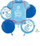 Shower With Love Baby Boy Balloon Bouquet