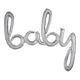 Globo Plata Baby Script Phrase 39″