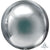 Anagram Mylar & Foil Silver Jumbo Orbz 21″ Balloons (3 count)