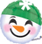 Anagram Mylar & Foil Snowman 18" Round Emoji Emoticon Balloon