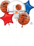 Anagram Mylar & Foil Spalding Basketball Balloon Bouquet