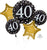 Sparkling Birthday 40 Balloon Bouquet