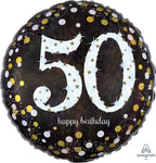 Sparkling Birthday 50 Balloon