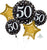 50 Years Old Sparkling Birthday Balloon Bouquet