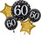 Anagram Mylar & Foil Sparkling Birthday 60 Balloon Bouquet