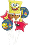 Anagram Mylar & Foil SpongeBob Squarepants Birthday Balloon Bouquet
