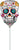 Anagram Mylar & Foil Sugar Skull 14″ Mini Shape Balloon (requires heat-sealing)