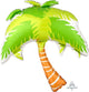 Summer Scene Palm Tree 33″ Balloon