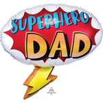Anagram Mylar & Foil Superhero Dad 27″ Balloon