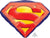 Anagram Mylar & Foil Superman Emblem 26" Mylar Foil Balloon