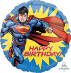Anagram Mylar & Foil Superman HBD Balloon