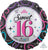 Anagram Mylar & Foil Sweet 16 Sparkle Balloon