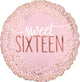 Globo Sweet Sixteen Blush 18″
