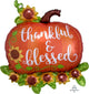 Thankful & Blessed Pumpkin 29″ Balloon