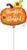 Anagram Mylar & Foil Thankful & Blessed Pumpkin 9″ Mini Shape Balloon