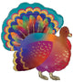 Thanksgiving Glitter Turkey 32″ Balloon
