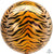 Anagram Mylar & Foil Tiger Animal Print 16″ Orbz Balloon