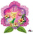 Anagram Mylar & Foil Tinker Bell Flower 27″ Foil Balloon