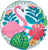Anagram Mylar & Foil Tropical Jungle Flamingo 18″ Balloon