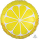 Sección transversal de rebanada de fruta de limón tropical Globo de 18 ″