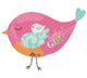 Tweet Baby Girl Bird 33″ Foil Balloon