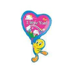 Anagram Mylar & Foil Tweety Balloon I Wuv You 35″ Jumbo Balloon