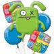 Juego de ramo de globos jumbo de buey de Ugly Dolls