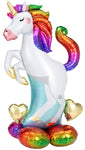 Anagram Mylar & Foil Unicorn 55″ AirLoonz Balloon