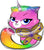 Anagram Mylar & Foil Unicorn Kitty 25″ Balloon