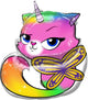 Globo Unicornio Gatito 25″