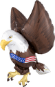 Globo de águila calva patriótica de EE. UU. de 30"